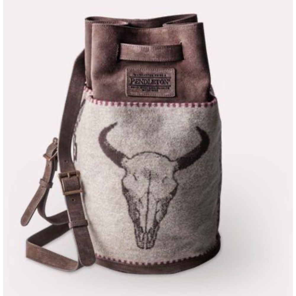 ISO Pendleton American West Bucket Bag Purse Backpack